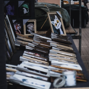 Handmade Watercolor Floral Print